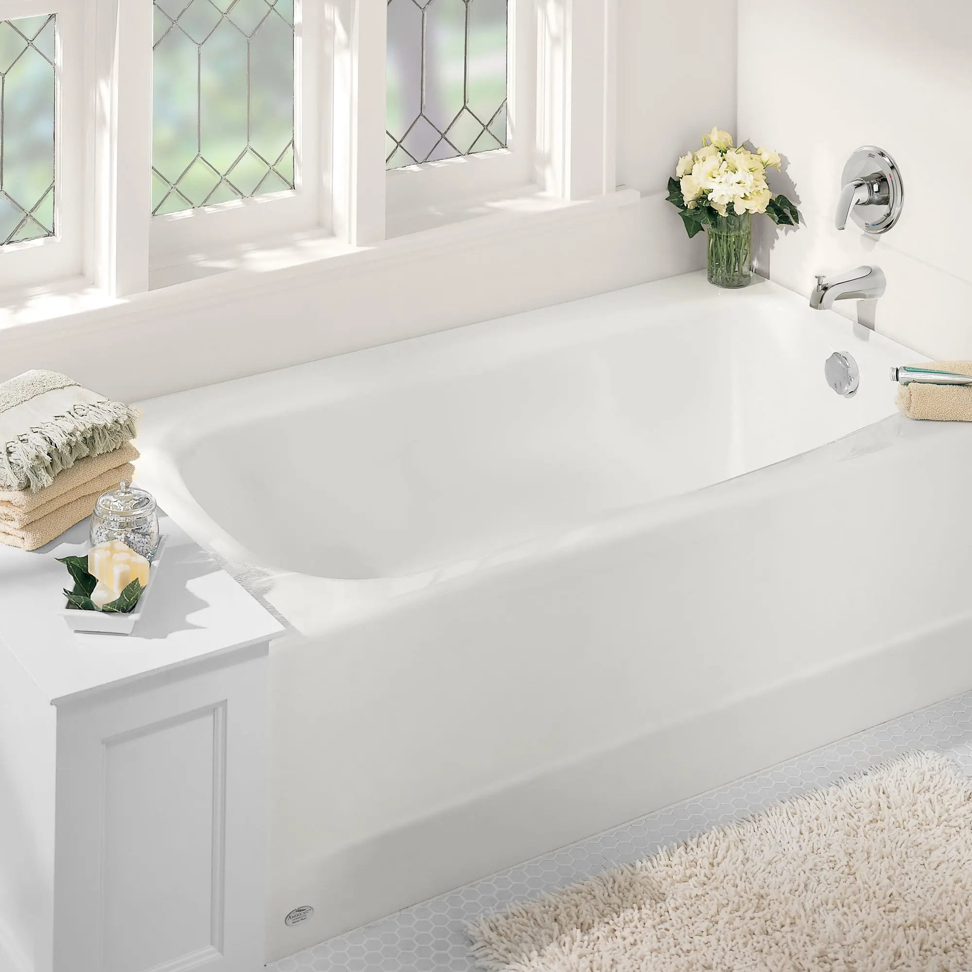 Cambridge® Americast® 60 x 32-Inch Integral Apron Bathtub With Right-Hand Outlet - Image 13