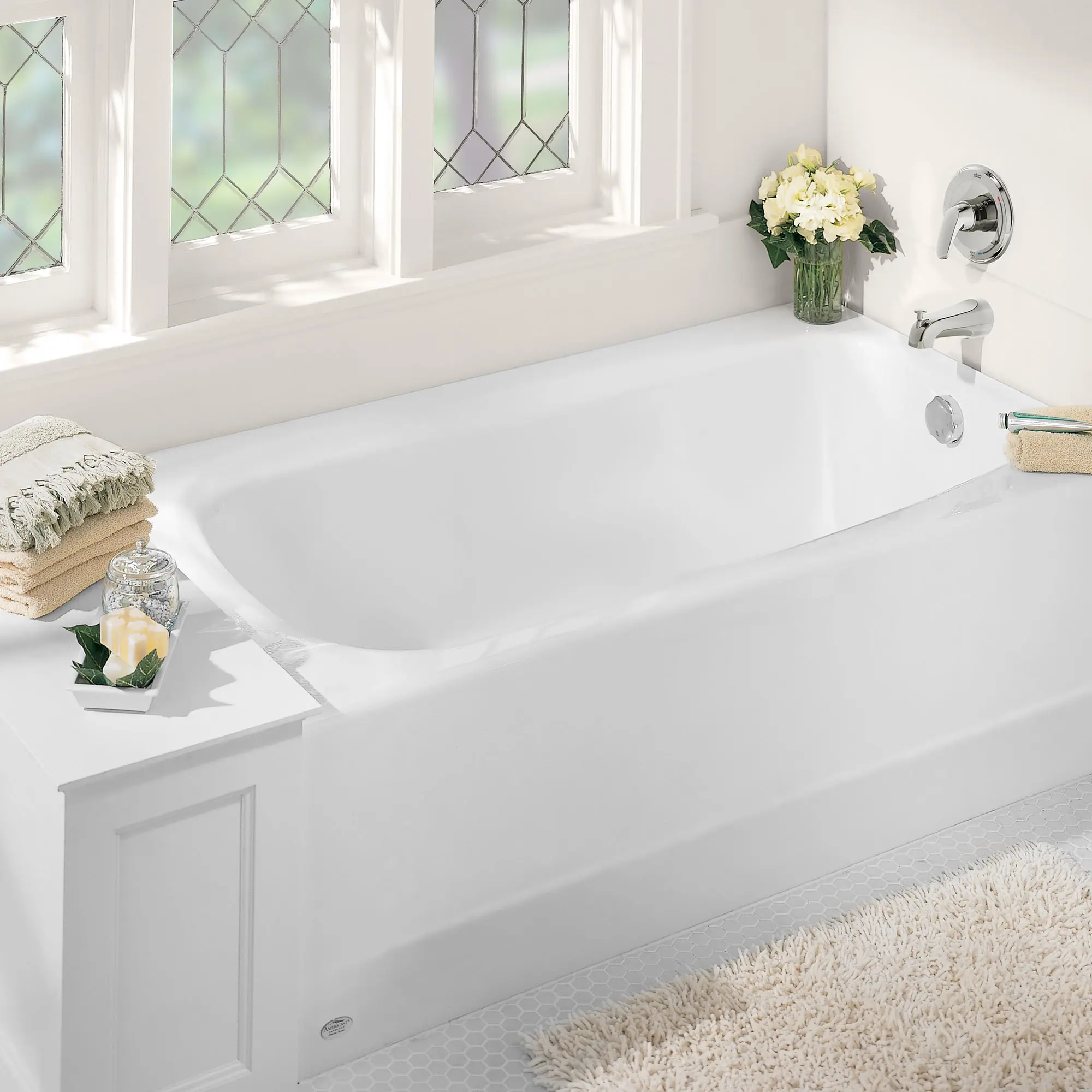 Cambridge® Americast® 60 x 32-Inch Integral Apron Bathtub With Right-Hand Outlet - Image 7