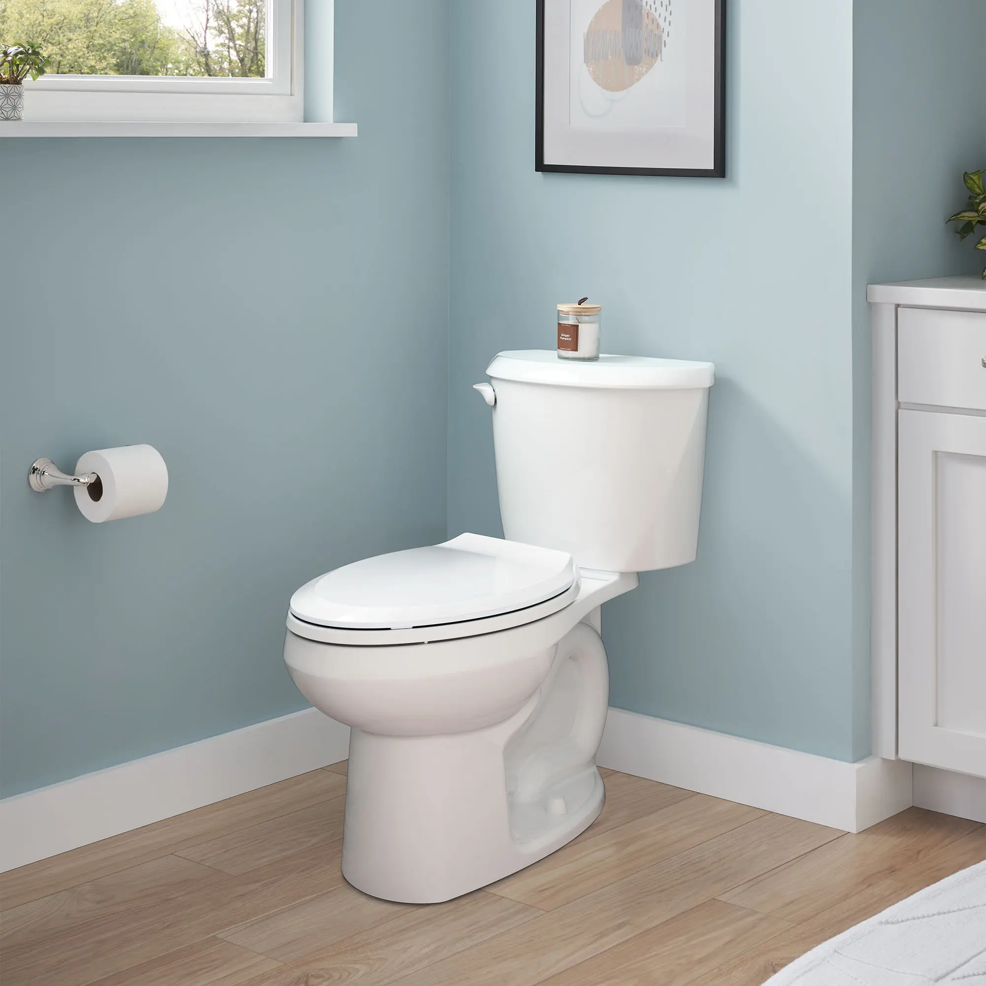 Colony®3 Two-Piece 1.28 gpf/4.8 Lpf Chair-Height Round Front Toilet Less Seat - Image 6