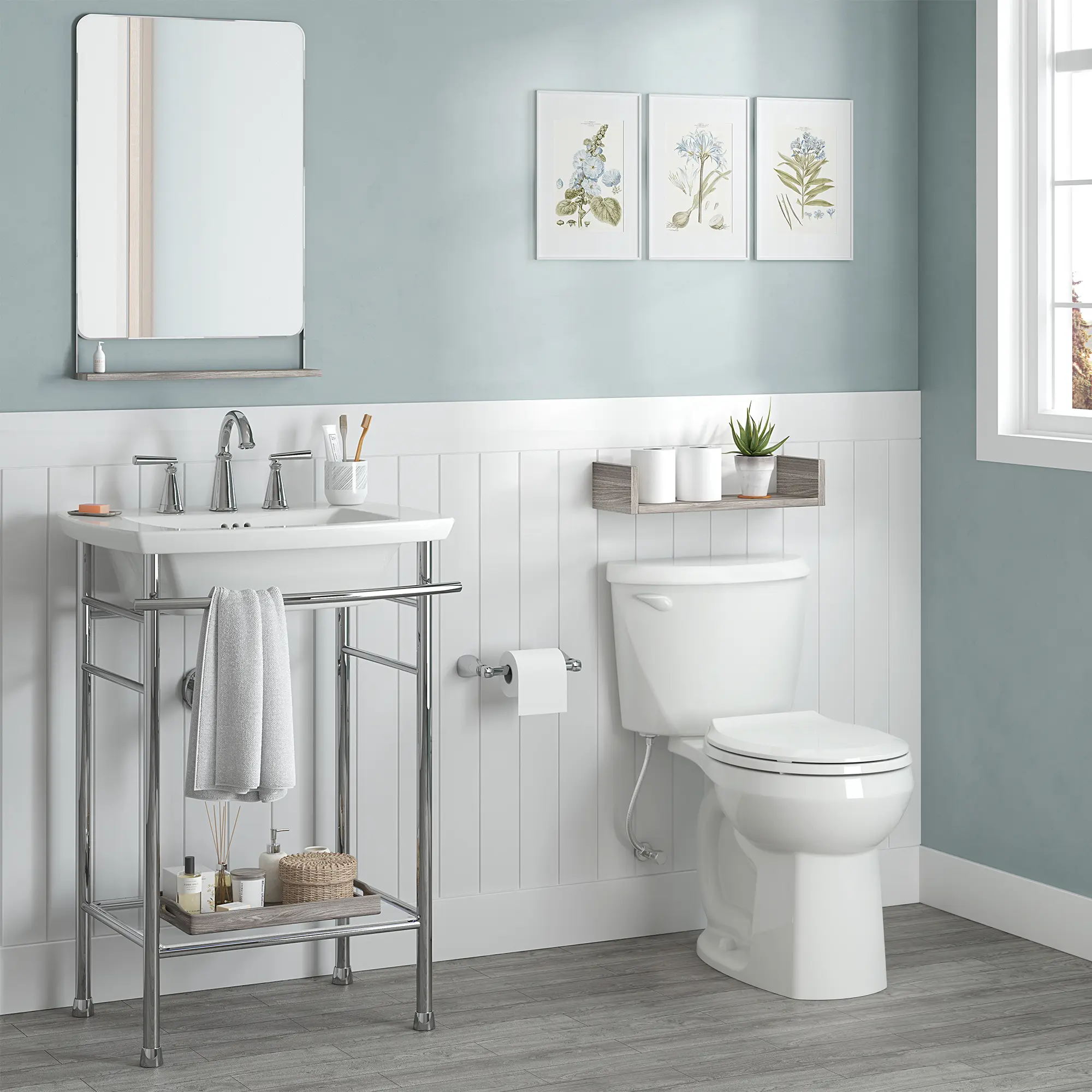 Colony®3 Two-Piece 1.28 gpf/4.8 Lpf Chair-Height Round Front Toilet Less Seat - Image 7