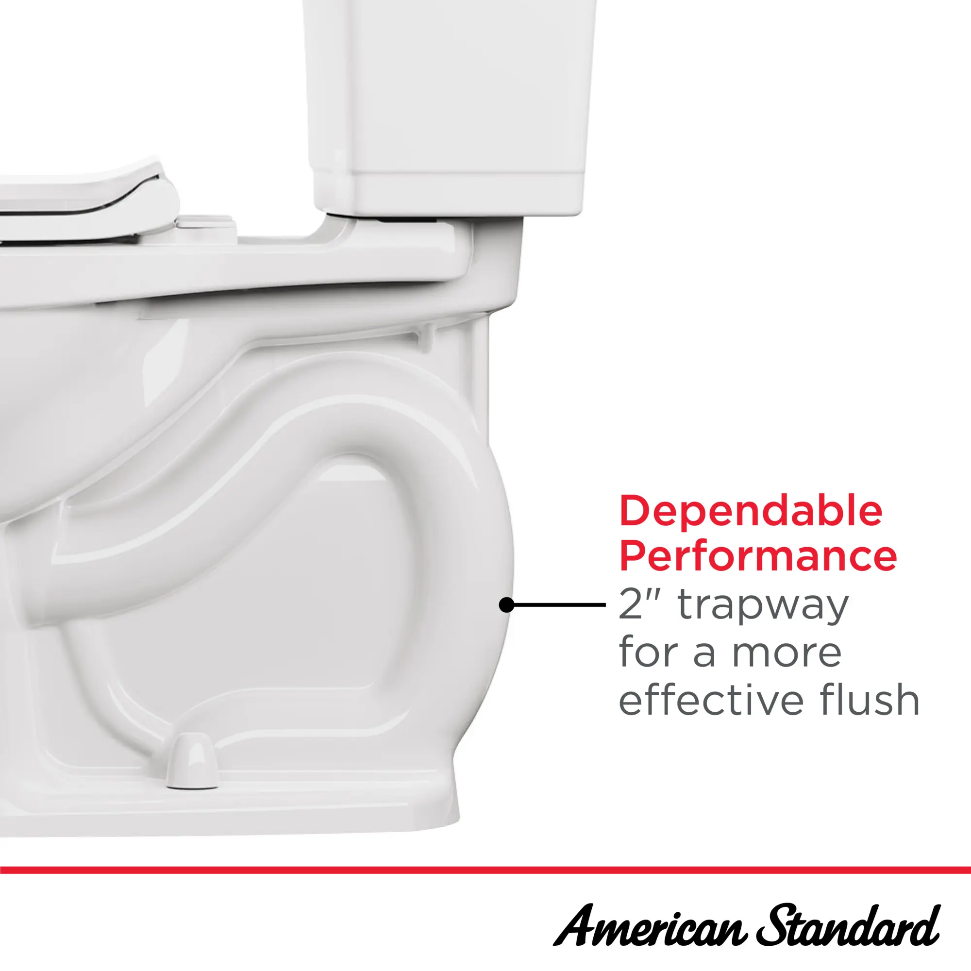 Colony®3 Two-Piece 1.6 gpf/6.0 Lpf Standard Height Round-Front Toilet Less Seat - Image 8