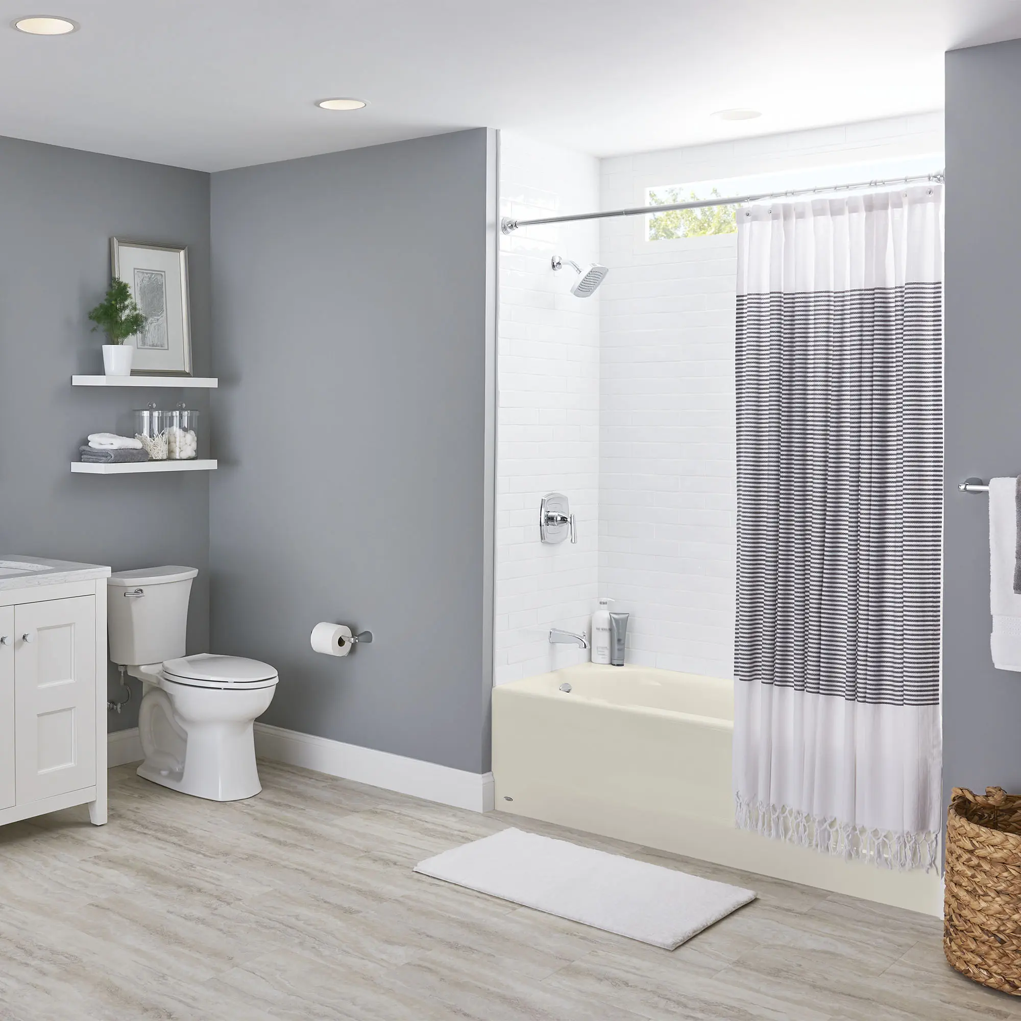 Princeton® Americast® 60 x 30-Inch Integral Apron Bathtub Above Floor Rough with Left-Hand Outlet - Image 14