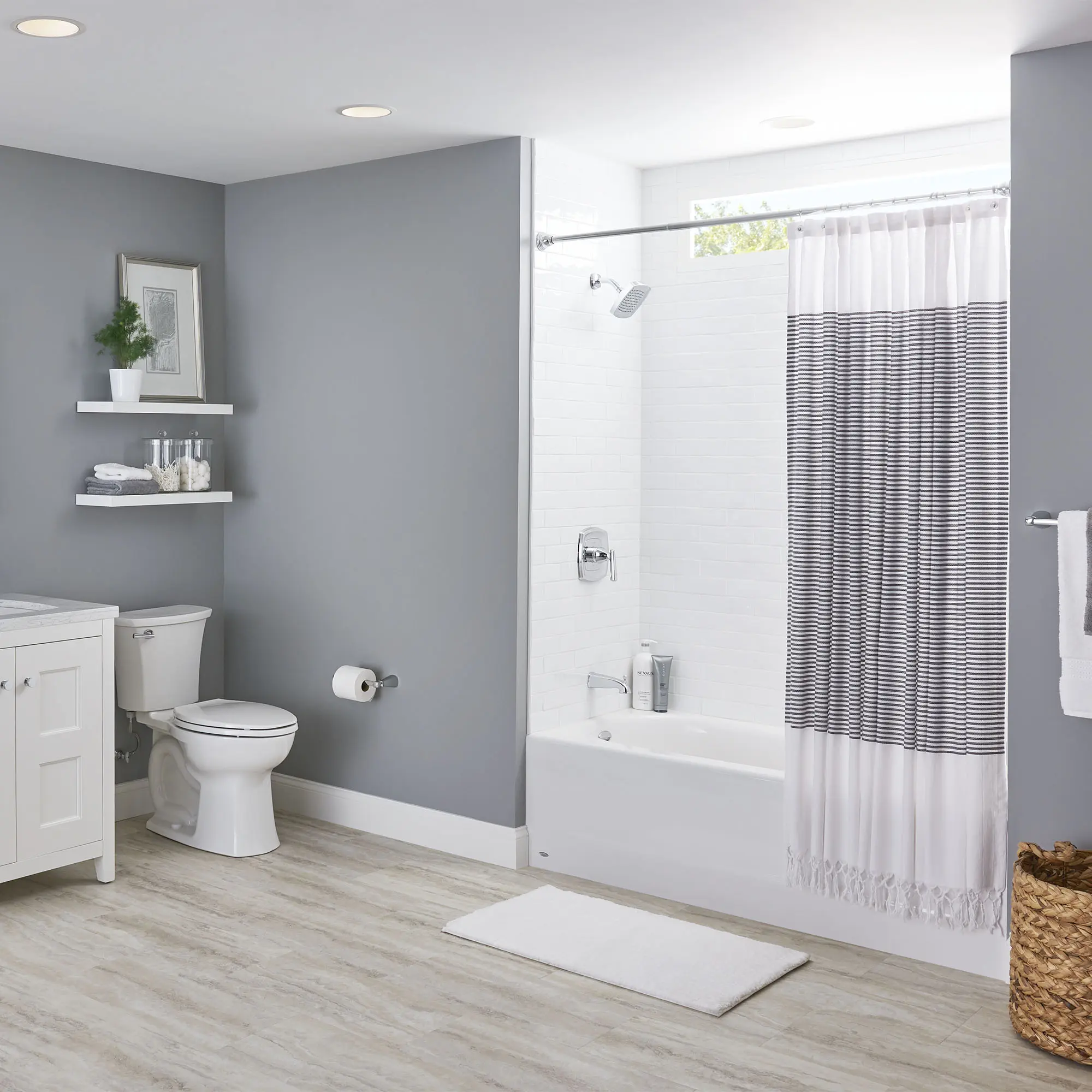 Princeton® Americast® 60 x 30-Inch Integral Apron Bathtub Above Floor Rough with Left-Hand Outlet - Image 20