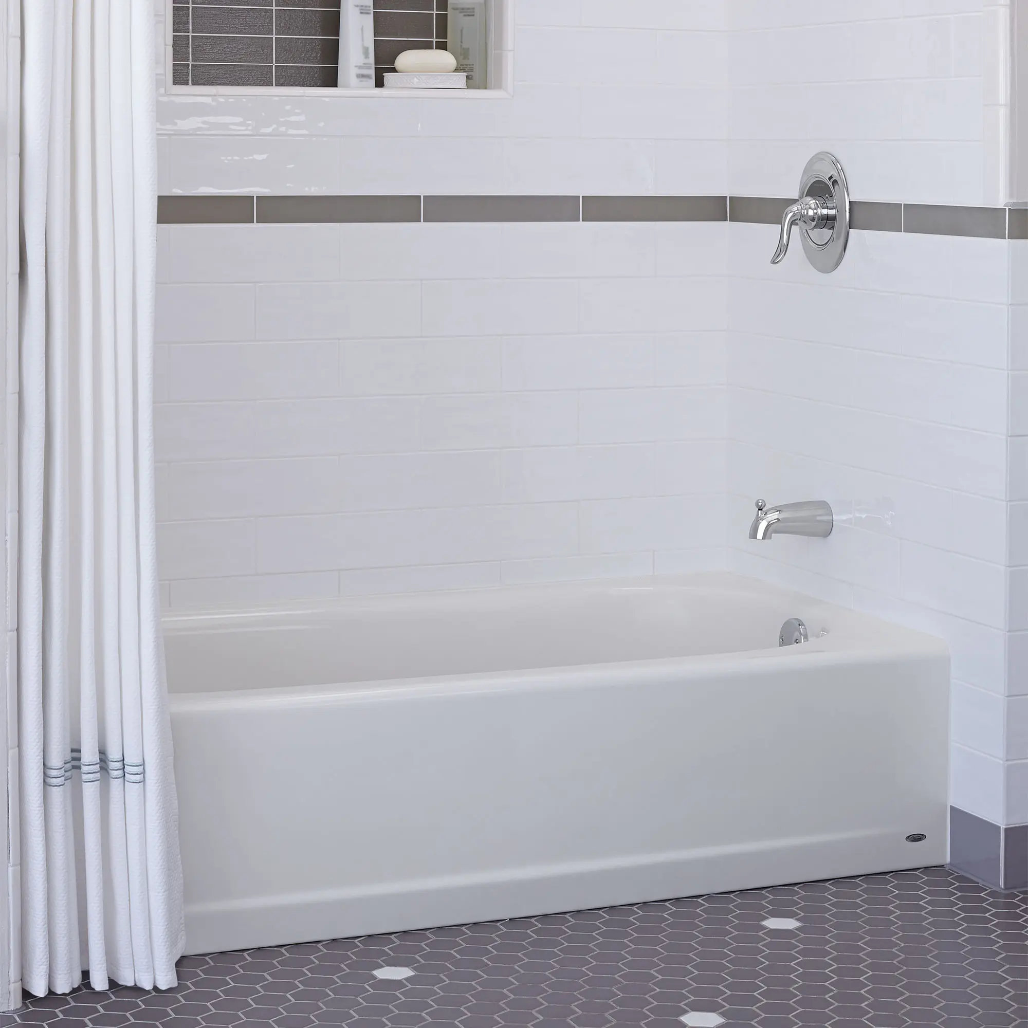 Princeton® Americast® 60 x 30-Inch Integral Apron Bathtub With Right-Hand Outlet - Image 17