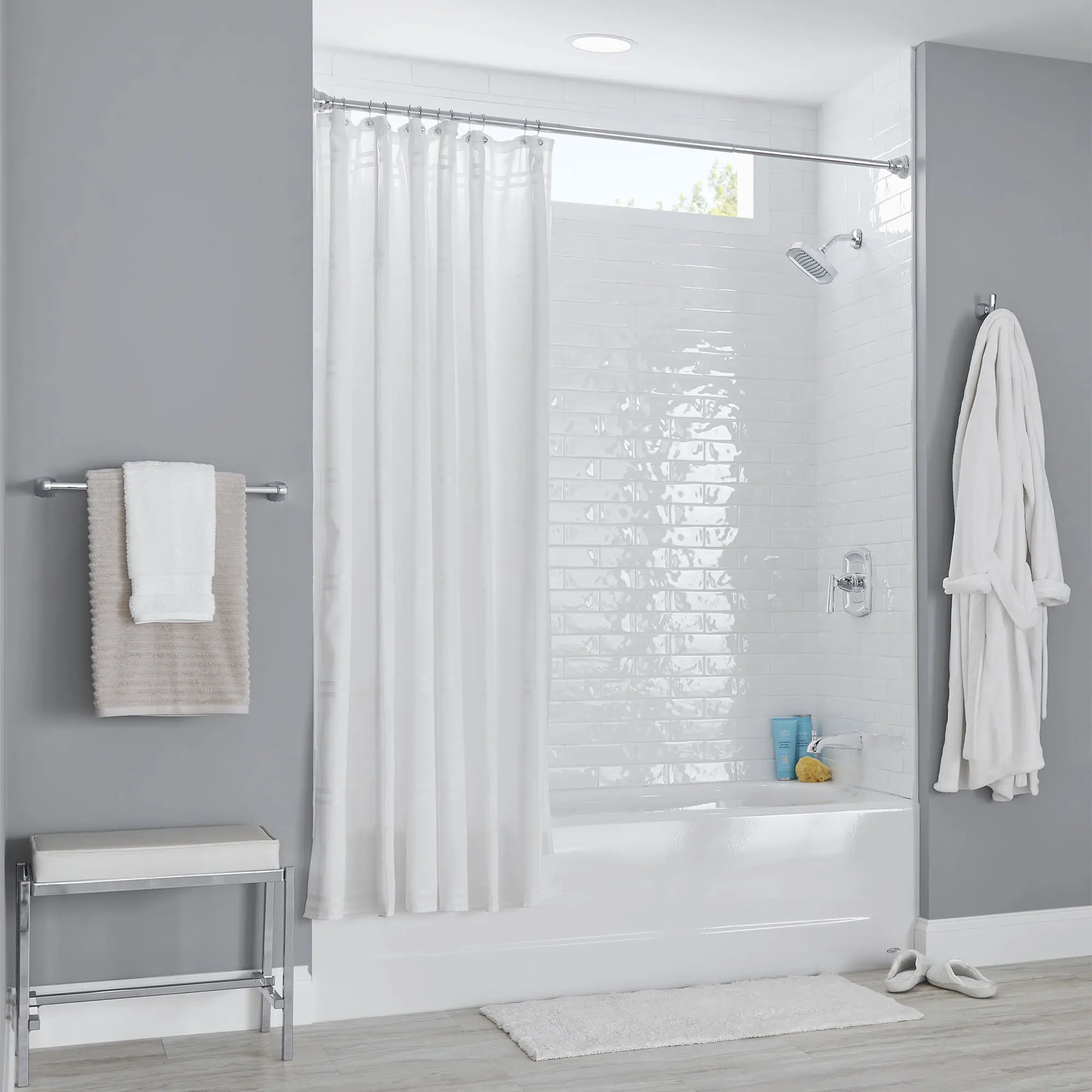 Princeton® Americast® 60 x 34-Inch Integral Apron Bathtub Above Floor Rough Right-Hand Outlet Luxury Ledge with Integral Drain - Image 7