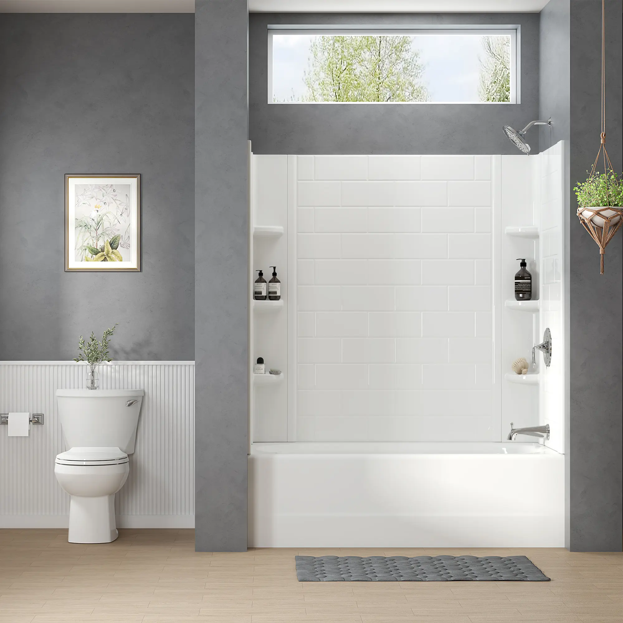 Princeton® PRO Steel 60 x 30-inch Above Floor Rough Integral Apron Bathtub with Right-Hand Outlet - Image 7