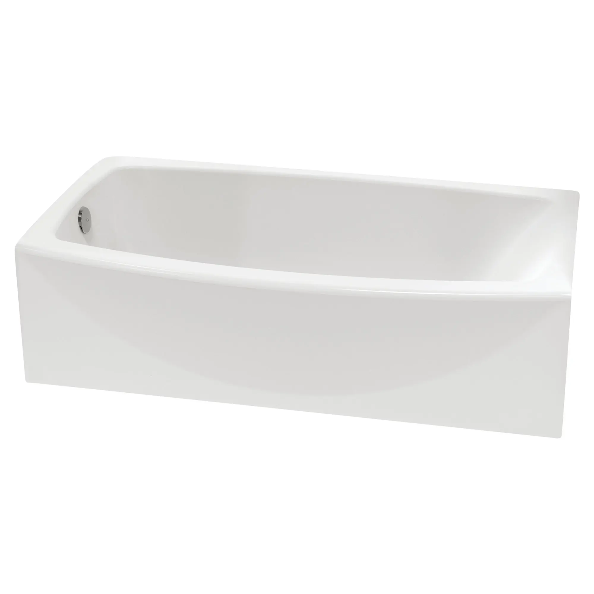 Saver 60 x 34 Inch Integral Apron Bathtub with Left-Hand Drain - Image 3
