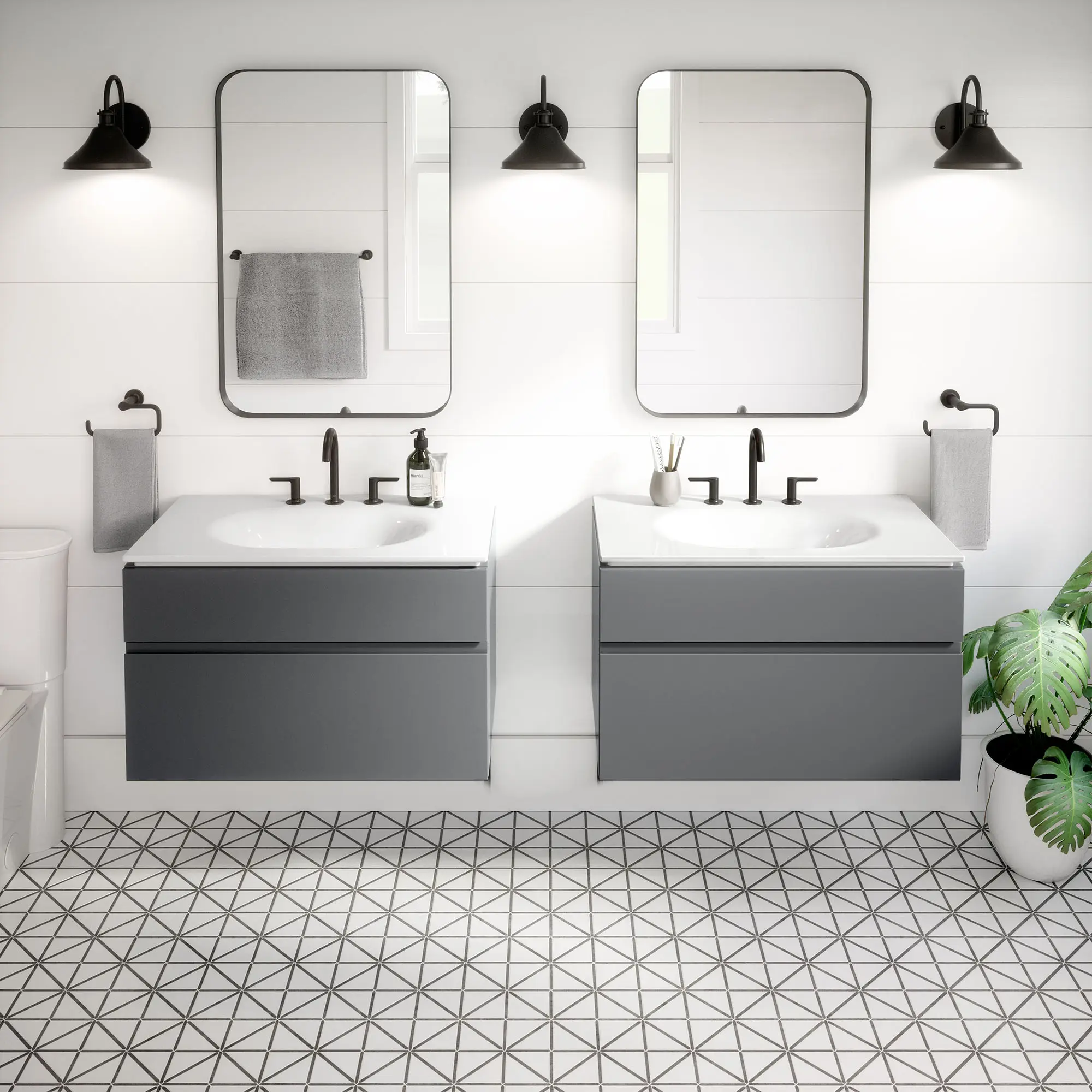 Studio® S 33-Inch Vitreous China Vanity Sink Top 8-Inch Centers - Image 11