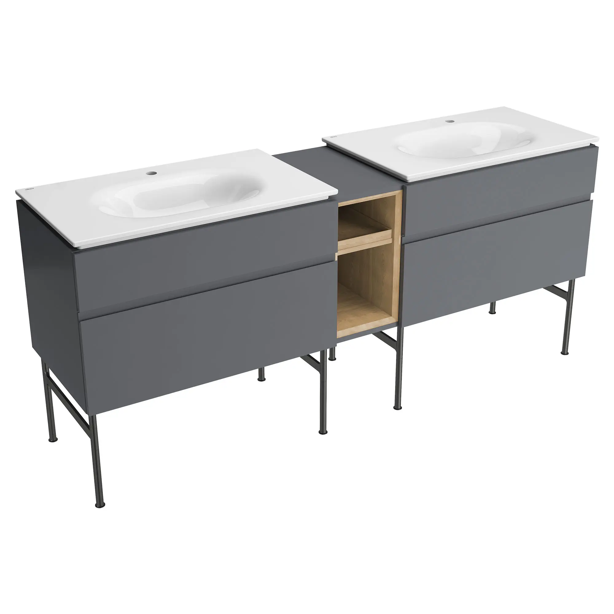 Studio® S 33-Inch Vitreous China Vanity Sink Top Center Hole Only - Image 6