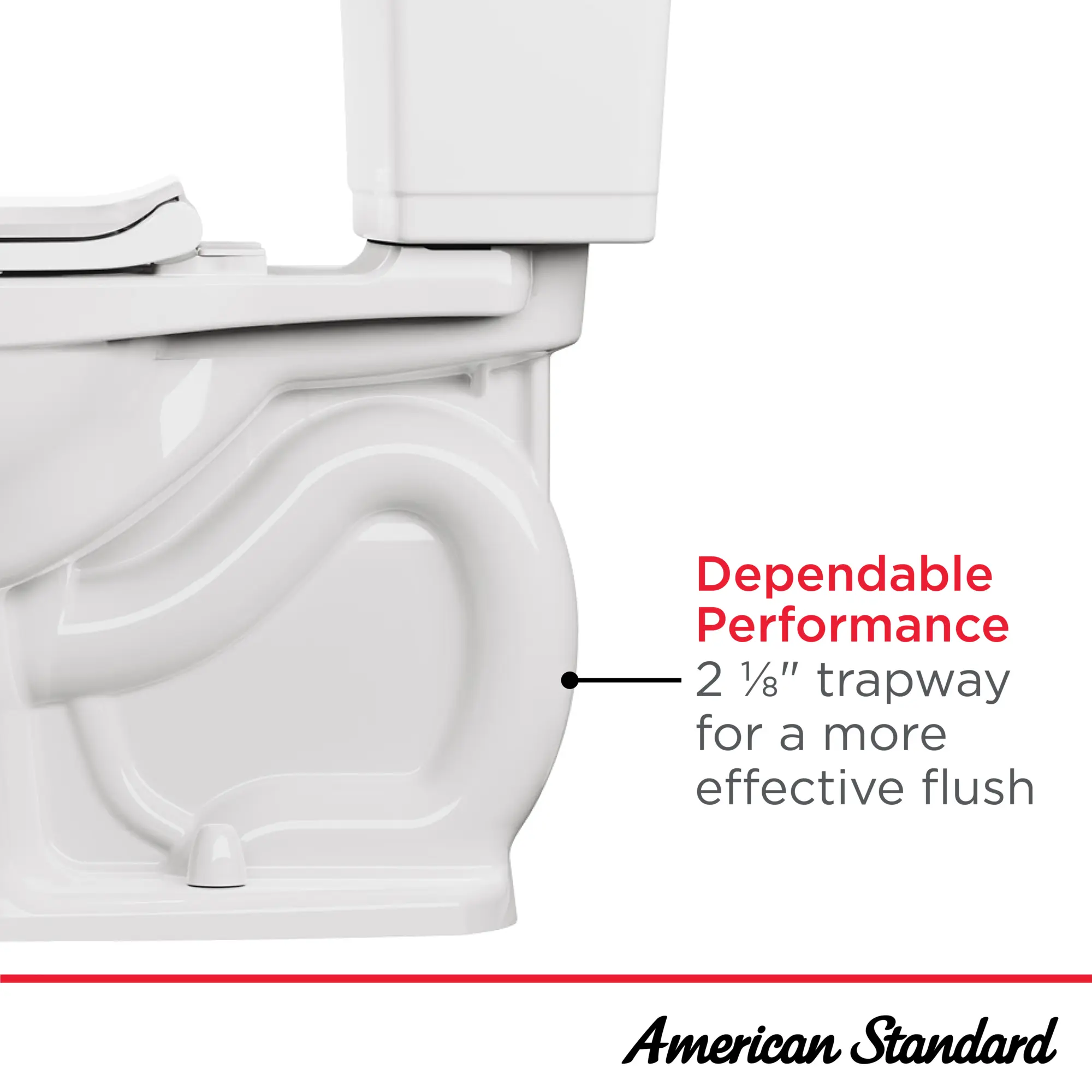Yorkville® Two-Piece Pressure Assist 1.6 gpf/6.0 Lpf Chair Height Back Outlet Elongated EverClean® Toilet - Image 10